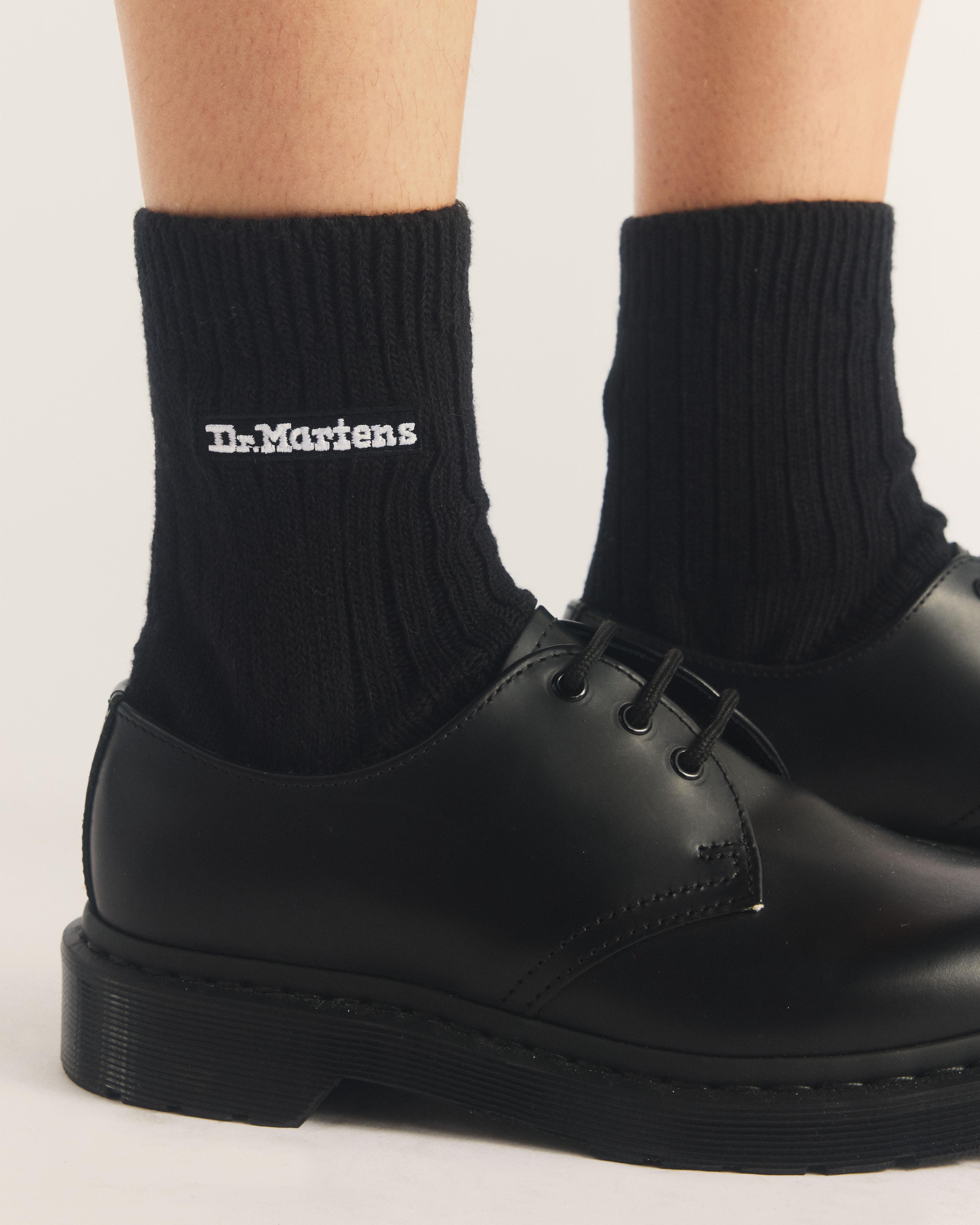 Short Athletic Logo Organic Cotton Blend Socks