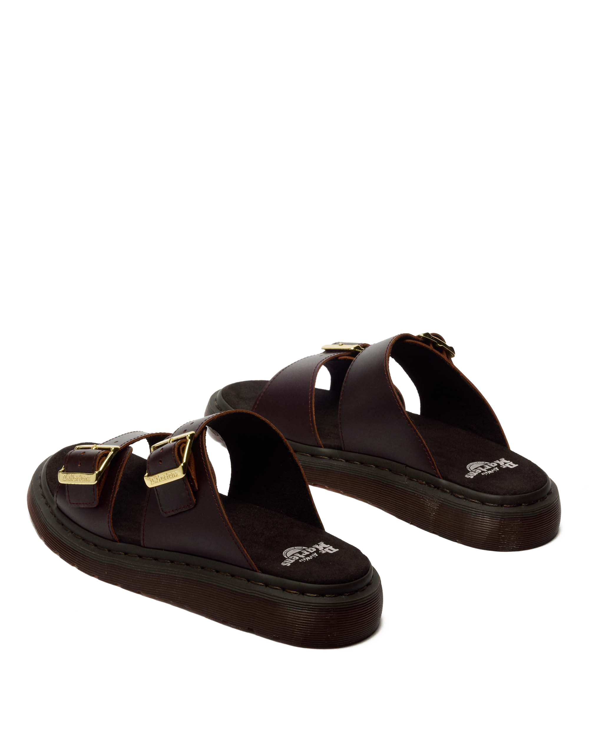 Josef Two Strap Atlas Leather Sandals