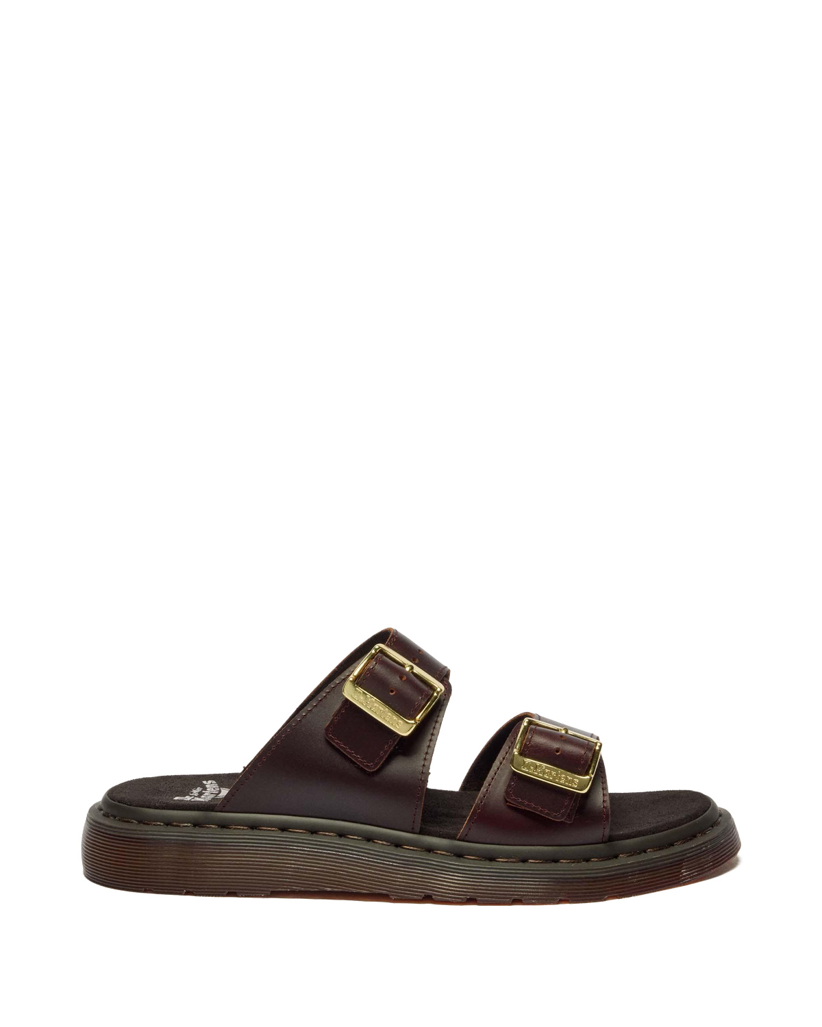 Josef Two Strap Atlas Leather Sandals