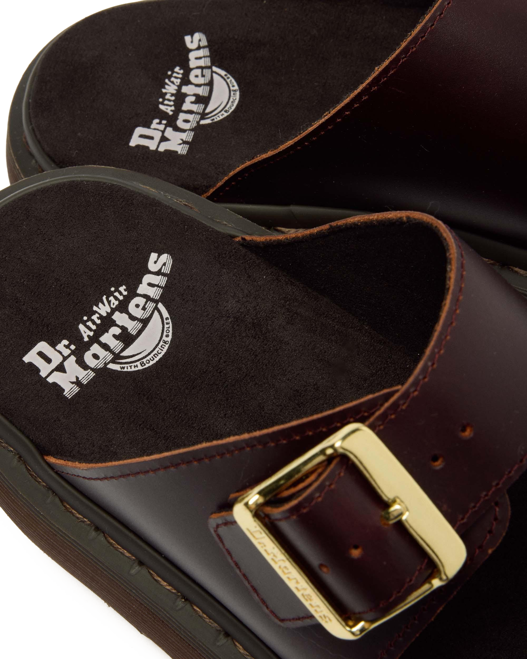 Josef Two Strap Atlas Leather Sandals
