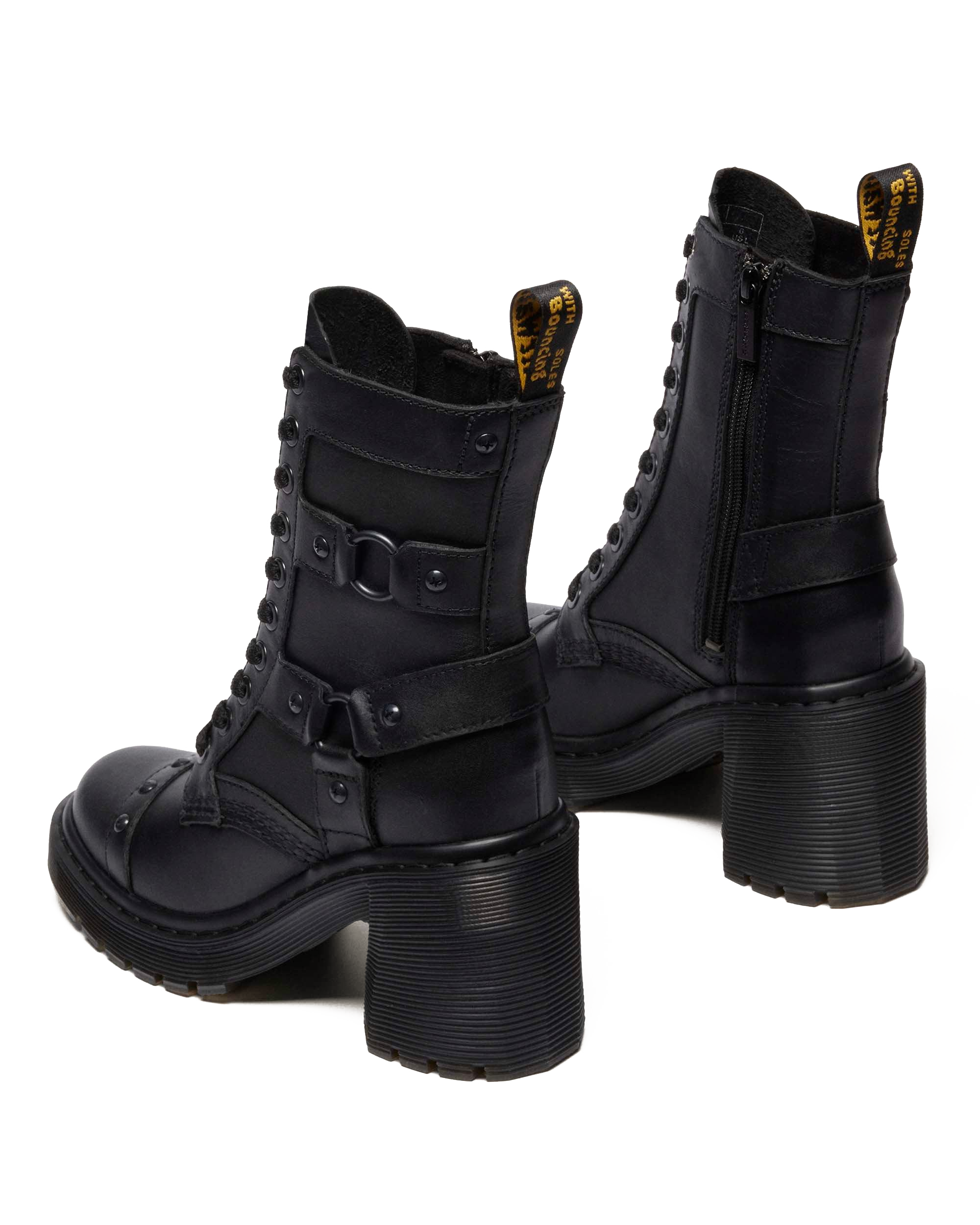 Chesney Harness Sendal Leather Heeled Boots