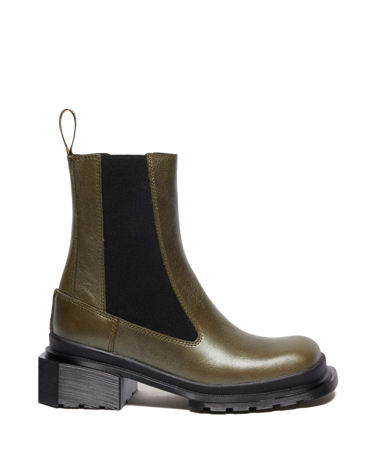 MAYBOLE CHELSEA SQUARE TOE LEATHER BOOTS