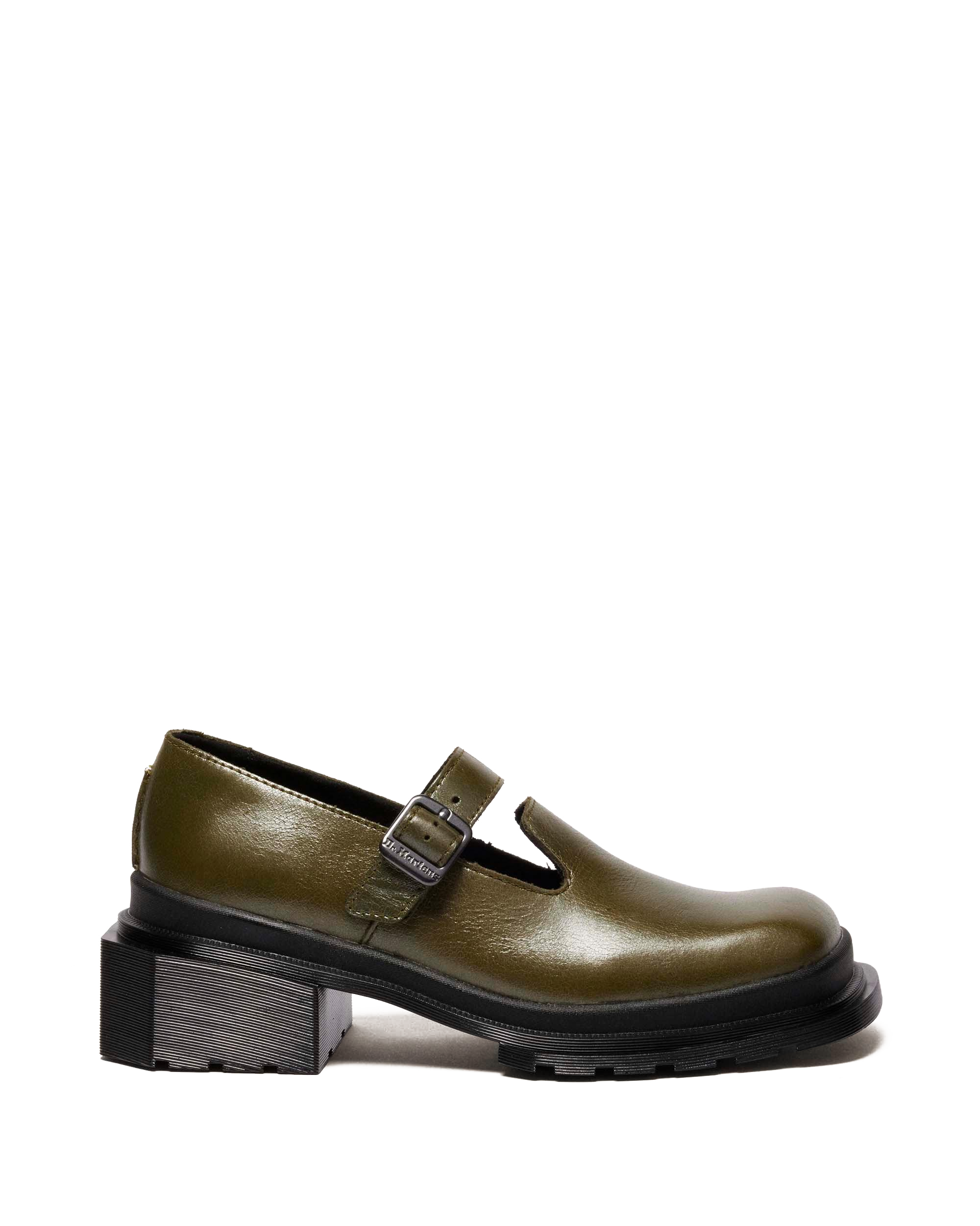 MAYBOLE MARY JANE SQUARE TOE LEATHER SHOES