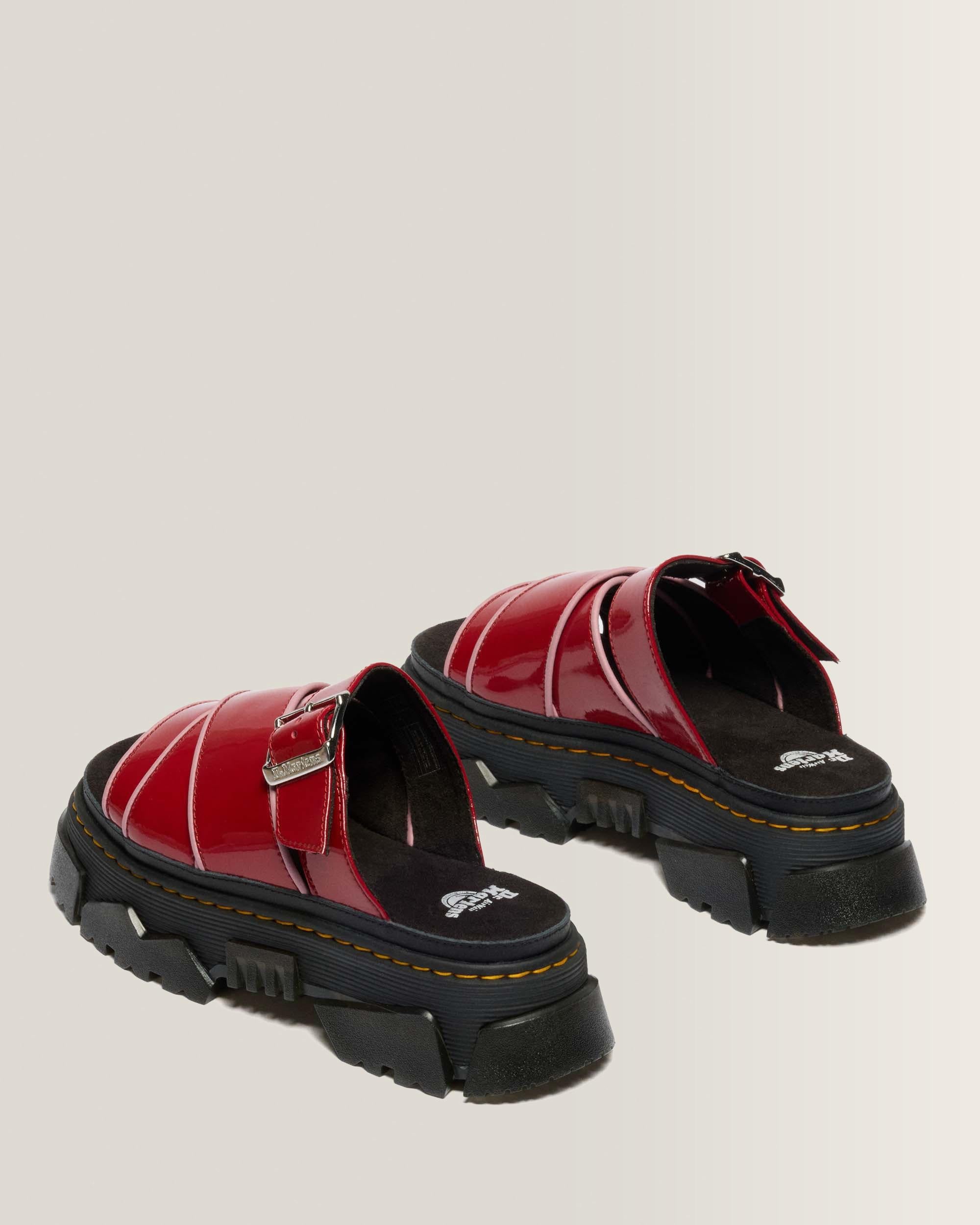 Mattison Slide Soft Patent Leather Sandals