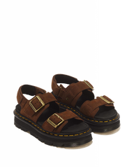 Zebzag Nubuck Platform Sandals