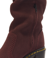 Kasey Suede Knee High Heeled Boots