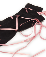 Long Lace Up Socks