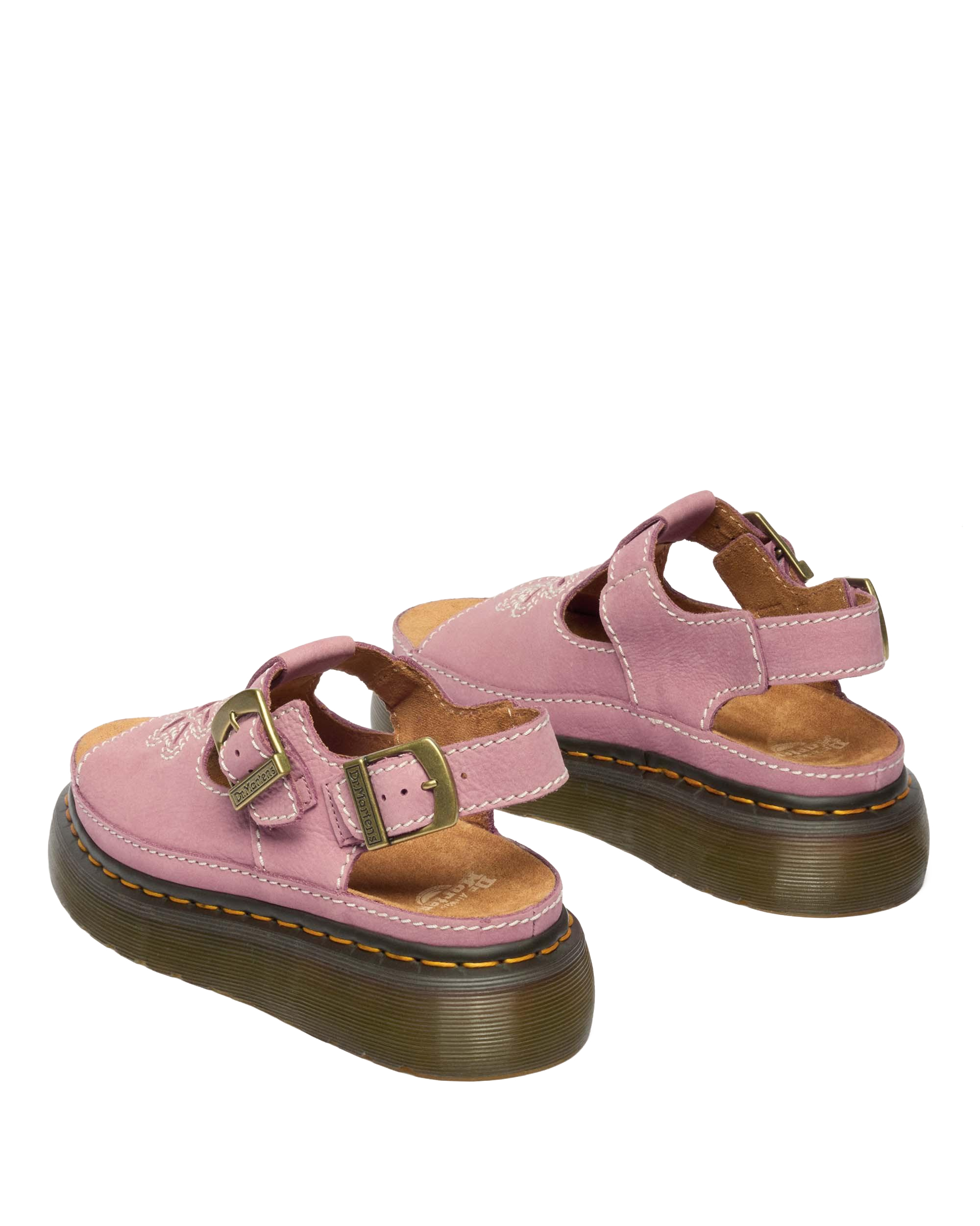 Dunnet Flower Nubuck Platform Sandals