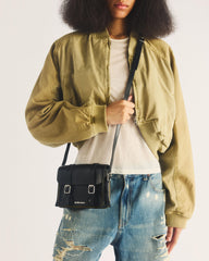 7 Inch Leather Crossbody Bag