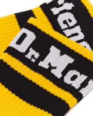 Athletic Logo Organic Cotton Blend Socks