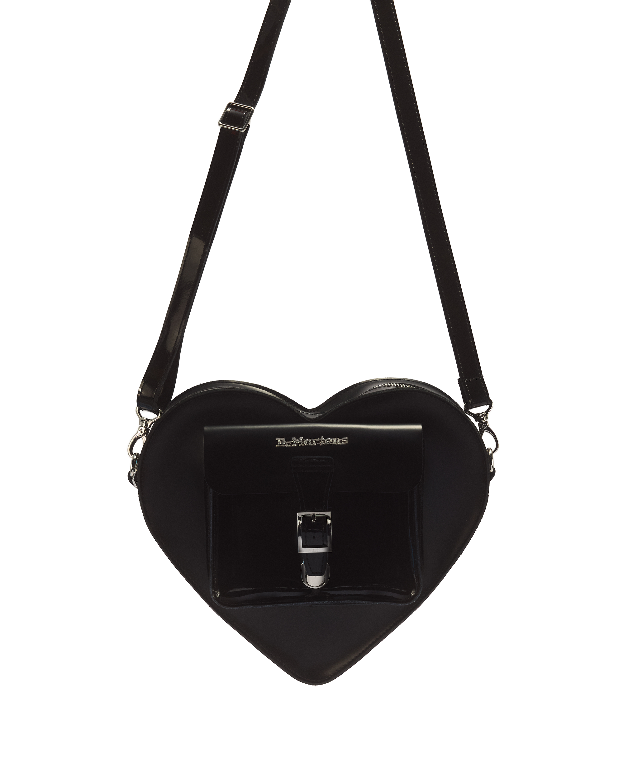 Kiev Leather Hardware Heart Shaped Bag