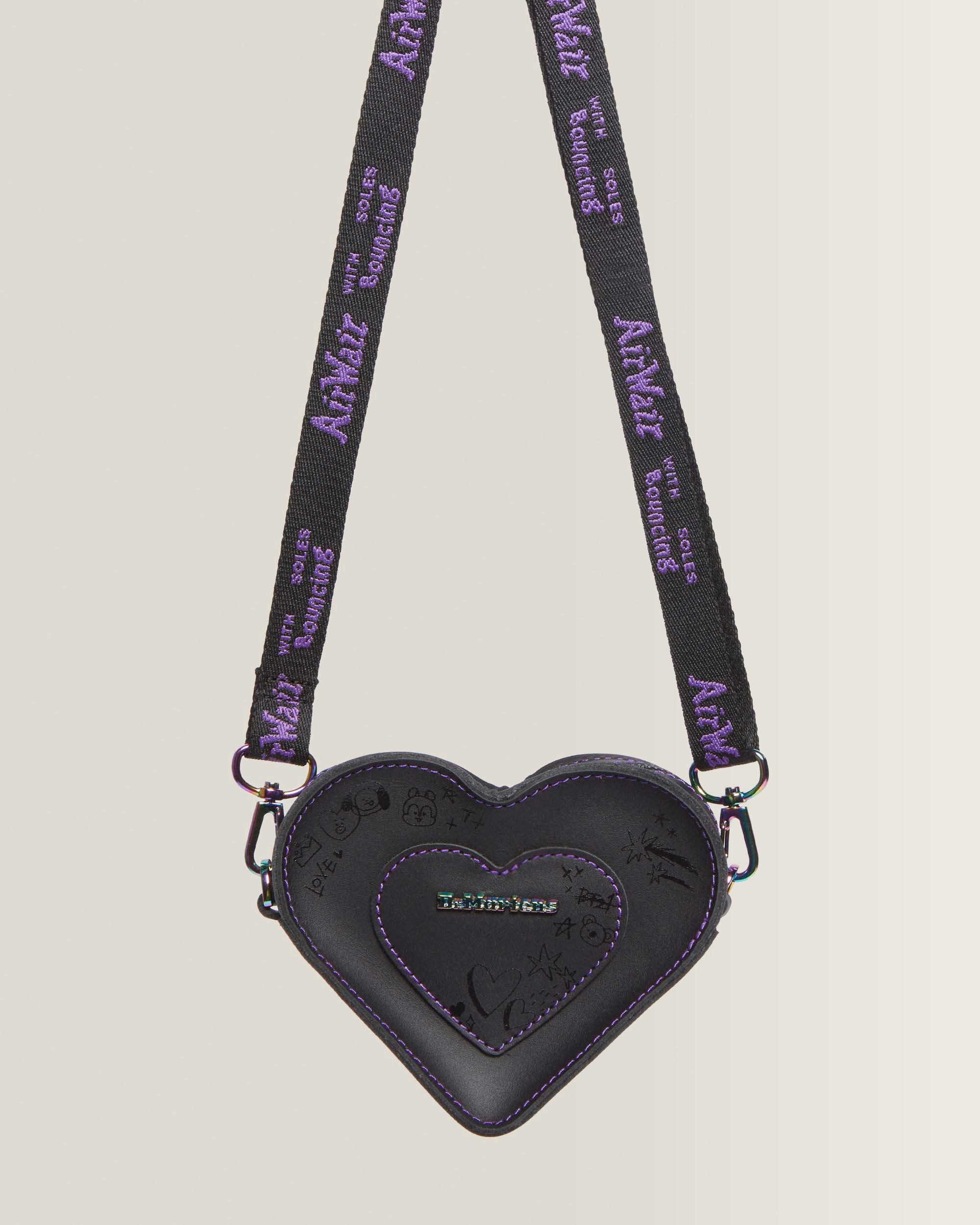 BT21 Mini Heart Shaped Leather Bag
